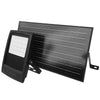 Solarstrahler 150 W, komplett schwarz, warmes Licht 3000 K / weißes Licht 6000 K, Bewegungssensor 