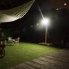 Iluminacion jardin con foco solar 80w eledco