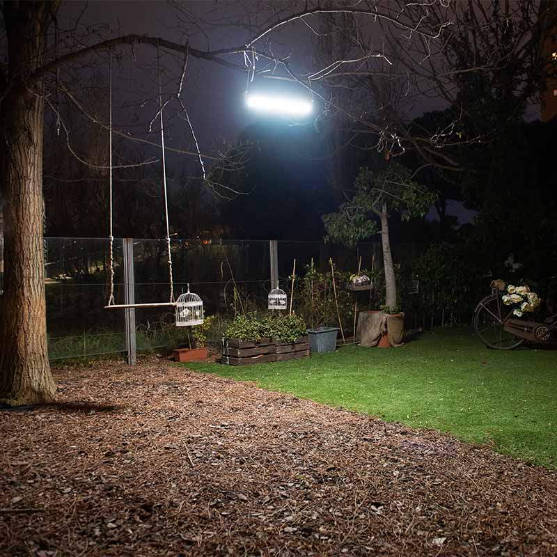 Solar-LED-Röhrenlampe 24W, Neutralweiß 4000K