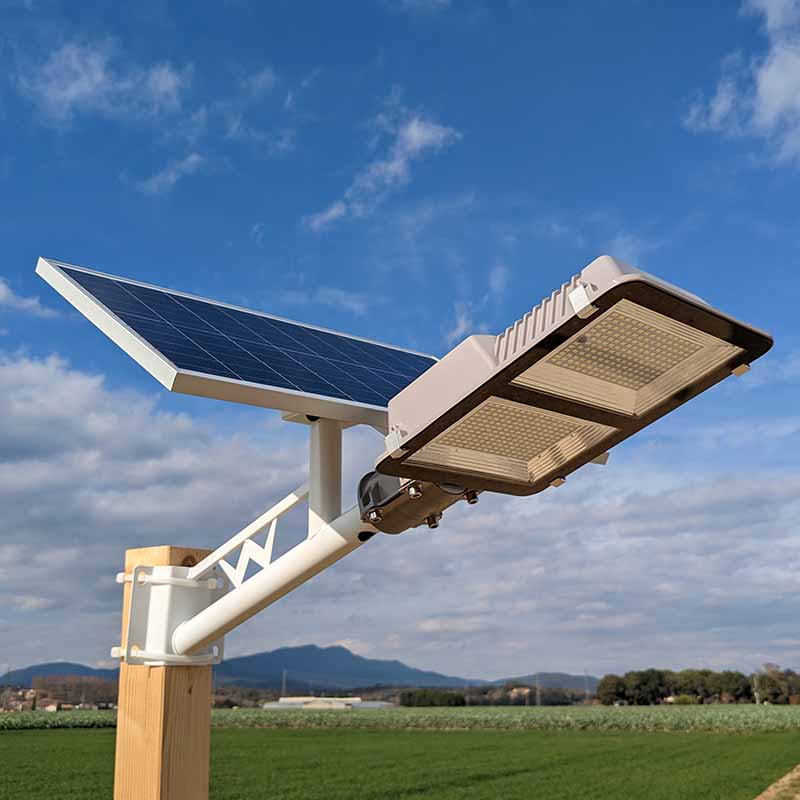 Solar-Straßenleuchte 150W mit Bewegungsmelder und Fernbedienung Solar-Straßenleuchte 150W mit Bewegungsmelder und Fernbedienung